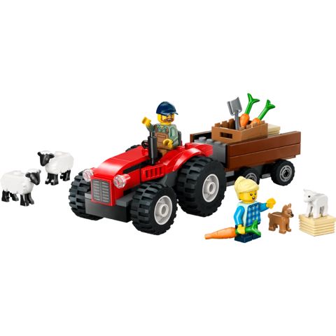 Lego Constructor City Red Farm Tractor With Trailer and Sheep 60461 / 5702017812618 — Bakı