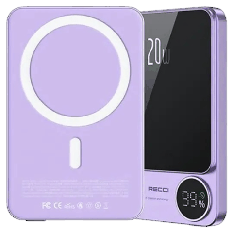 Recci Matrix RPB-W15 Wireless 5000 mAh Violet — Bakı