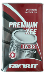 Mühərrik yağı Favorit Premium XFE SAE 5W-30 4L Metal — Моторные масла