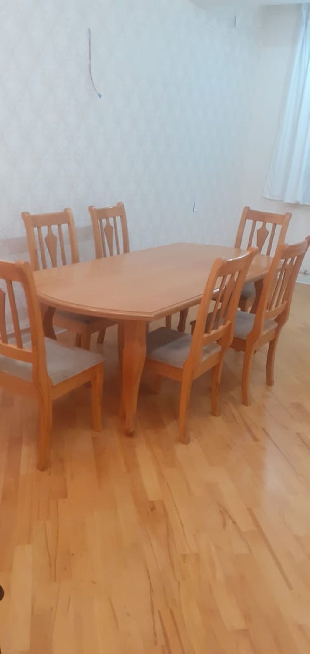 Qonaq otağı üçün, İşlənmiş, Açılmayan, 6 stul — Mebel, Sumqayıt (2)