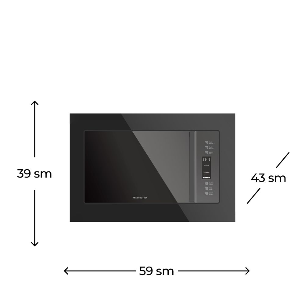 Mikrodalğalı soba Electrotech MW ET555-T3 Black — Mətbəx texnikası, Bakı (3)