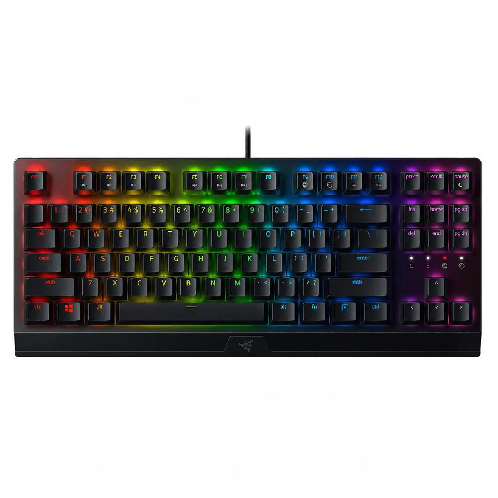 Oyun üçün simli klaviatura Razer BlackWidow V3 TKL 87key, Green Switch, Usb-a, En/ru, RGB, Black (RZ03-03490700-R3R1) — Bakı