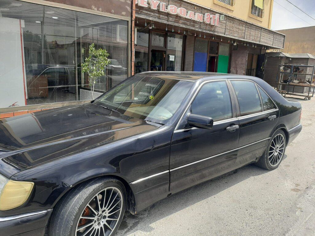 Mercedes S 320, 3.2 L, 1998 il, 214 500 km — Avtomobillər, Bakı (5)
