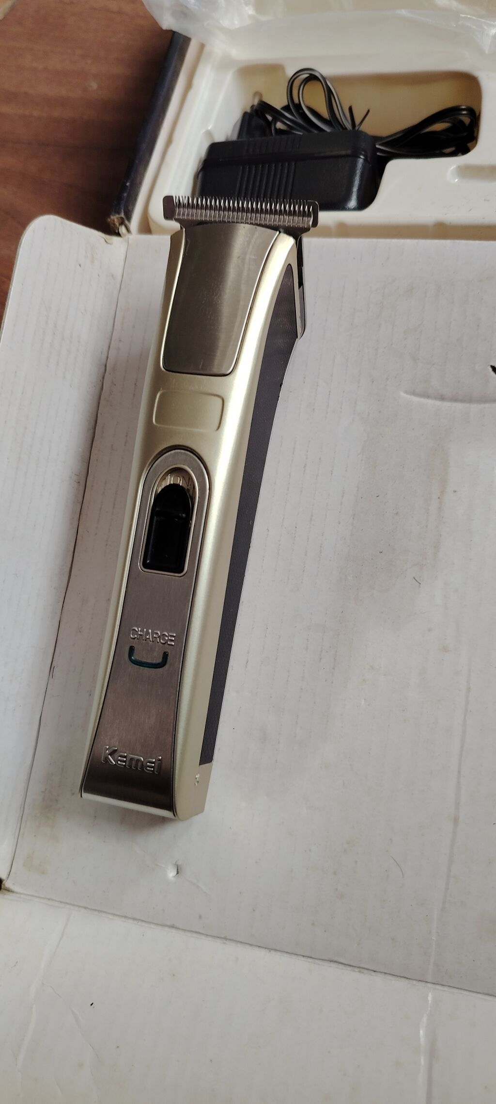 Kemei KM-5017 uşaq saç kəsimi üçün elektrikli trimmer Akumlyatorun — Elektronika, Bakı (3)