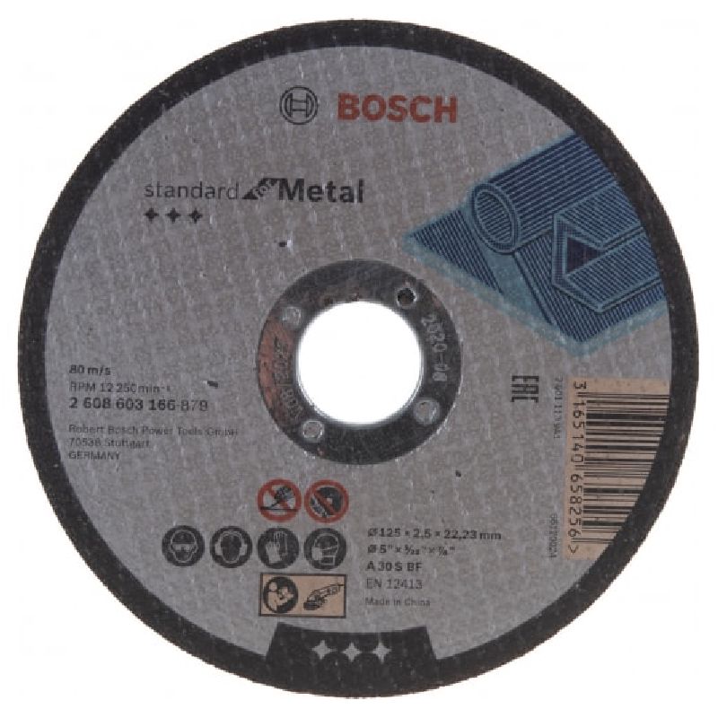 Kəsmə disk Bosch Standart Metal 125mm (2608603166) — Mallar, Bakı (2)