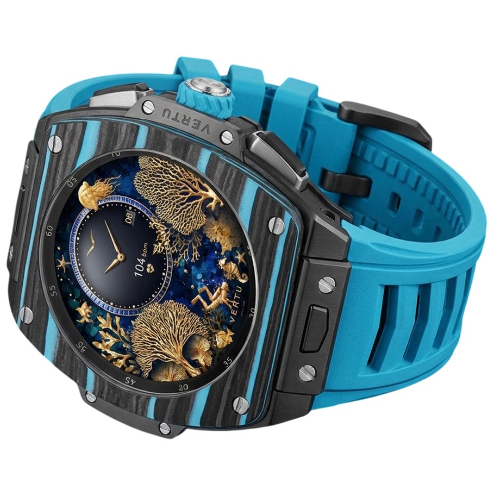 Smart saat Vertu Grand Watch S1 WS1-T-BB11-C-HW-017 Black,Blue — Uşaq smart saatları, Bakı (3)