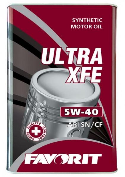 Mühərrik yağı Favorit Ultra XFE SAE 5W-40 4L Metal — Bakı