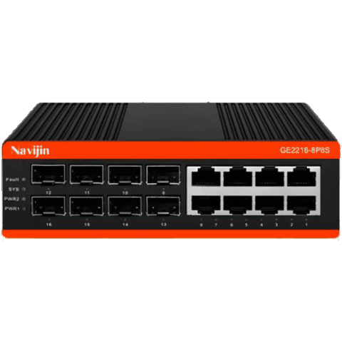 Kommutator Navijin Poe Switch GE2216-8P8S-L2 — Bakı