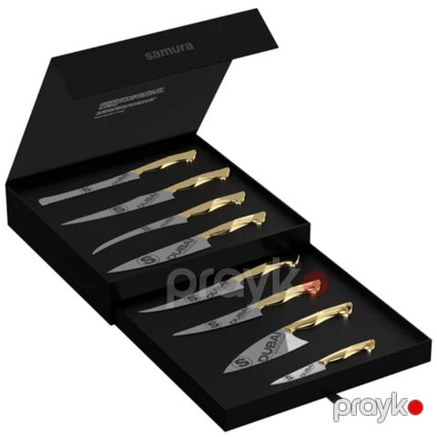Bıçaq dəsti Samura Dubai 8 parça SDB-0280 — Bakı