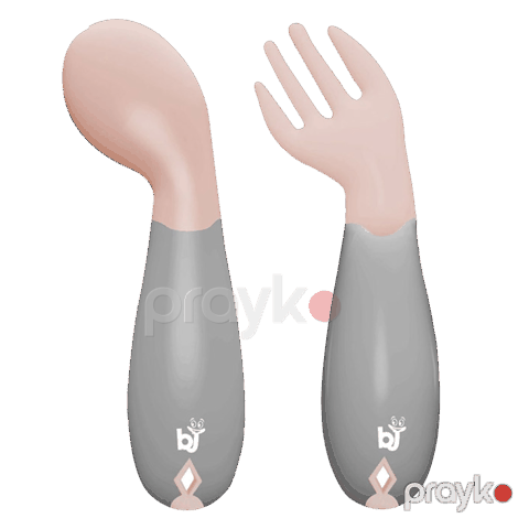 Uşaq üçün çəngəl qaşıq dəsti BabyJem 8681049217035 — Bakı
