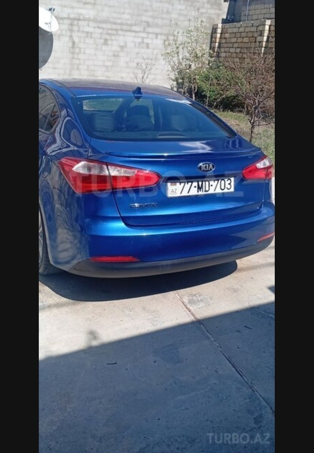 Kia Cerato sedan – mavi rəng. taksi sertifikati var 2005 masinim var — Avto, Masazır (3)