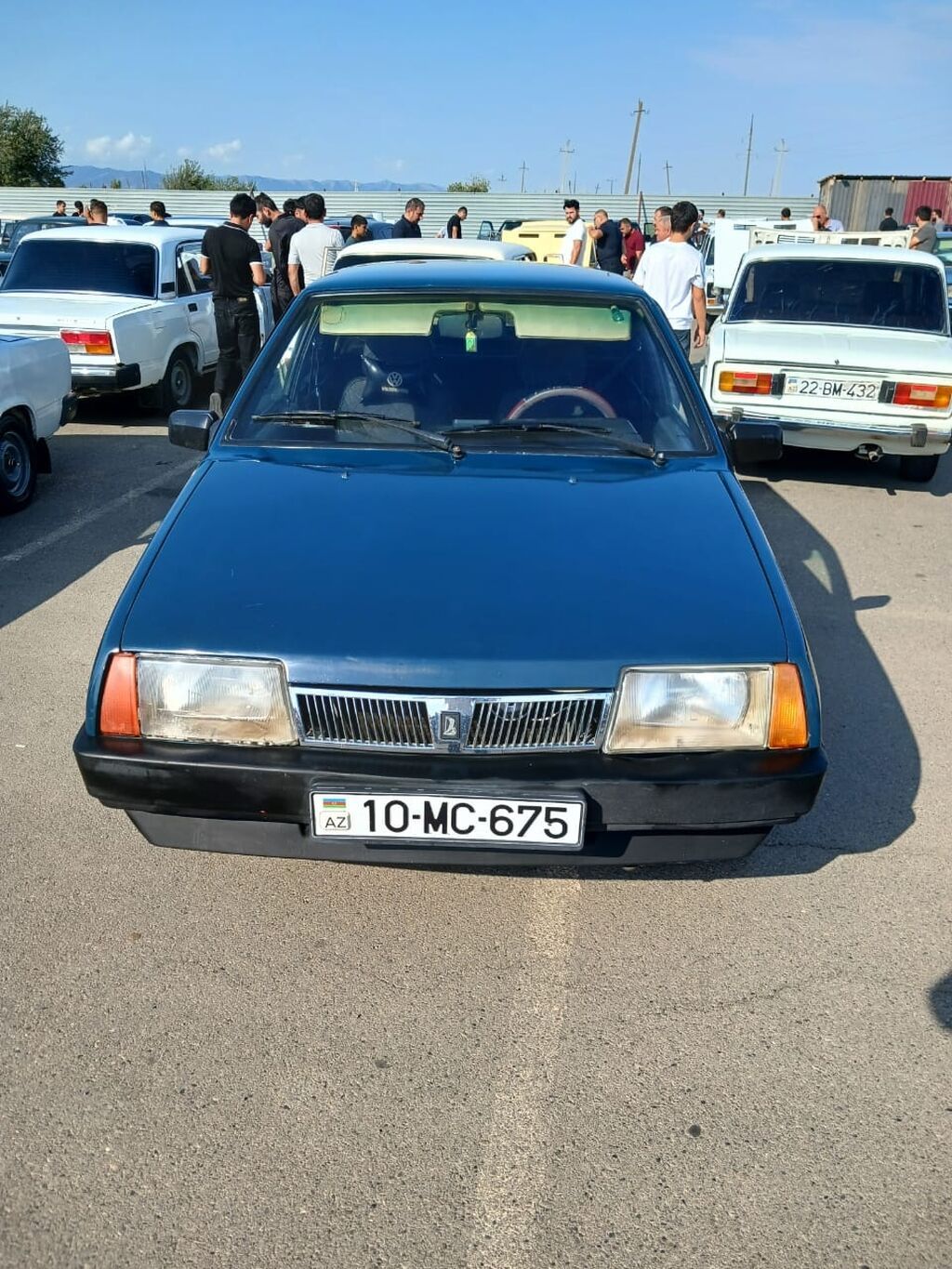 Lada Samara (21099) sedan - Kuzov: 4 qapılı sedan, mavi rəng — Avto, Xırdalan (5)