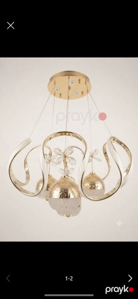 Çılçıraq, 3 lampa, Metal — Novxanı