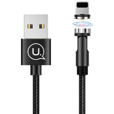 Naqil Usams US-SJ472 U59 USB Type-A to Lightning 1 m SJ472USB01 Black — Bakı