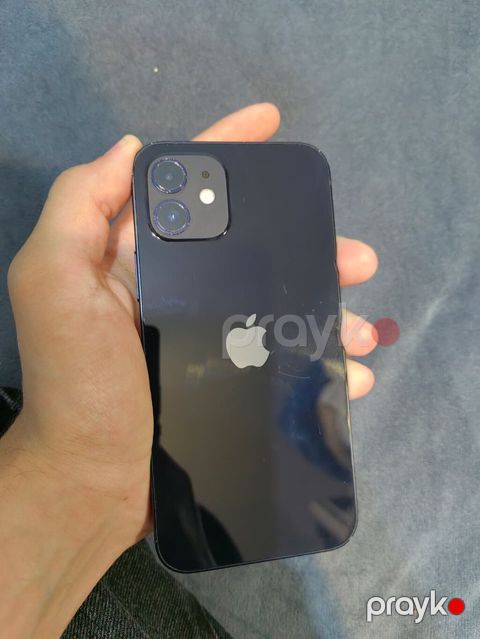 IPhone 12, 256 GB, Qara, Simsiz şarj, Face ID, Sənədlərlə
