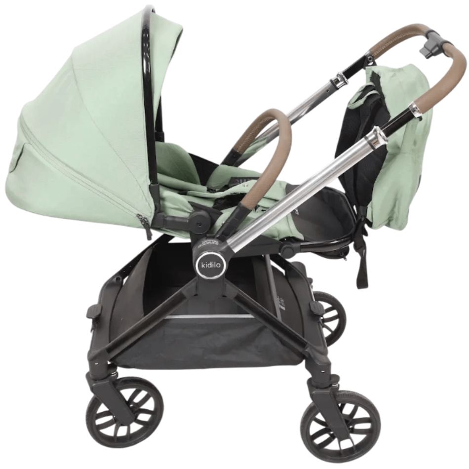 Uşaq arabası Kidilo D-900 Green — Arabalalar və avtokresloları, Bakı (2)