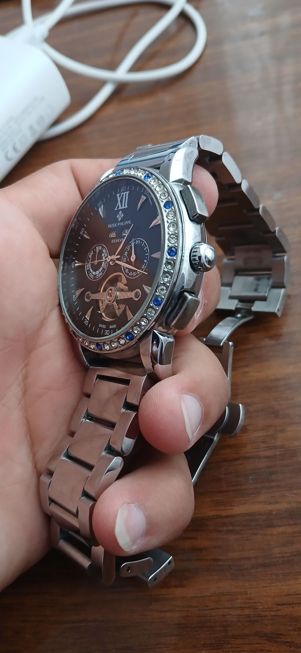 Yeni, Qol saatı, Patek Phillipe, rəng - Gümüşü — Qol saatları, Goranboy (4)
