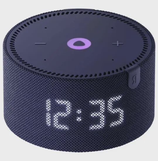 Yandex Station Mini Plus with Clock YNDX-00020 Black — Ağıllı dinamiklər, Bakı