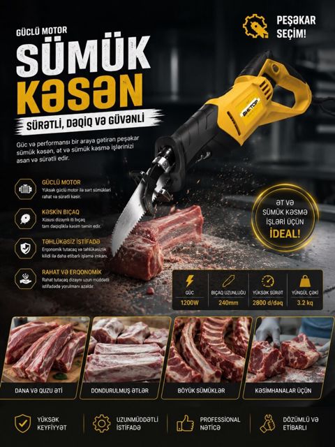 Viktor elektrik sümük kəsən — Bakı