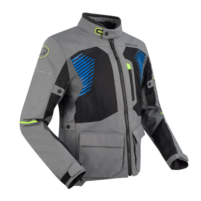 Gödəkçə berıng veste bakundu grıs/noır/bleu (XXL)