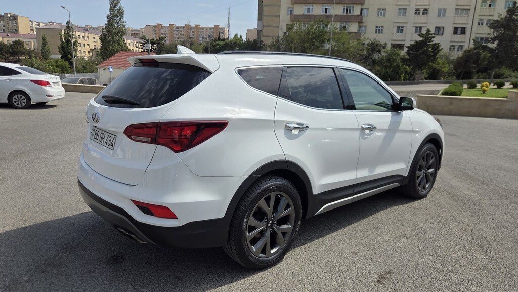 Hyundai Santa Fe, 2.0 L, 2017 il, 79 000 km — Avtomobillər, Bakı (3)