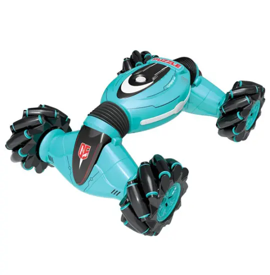 Car Twist Double-Sided Willesu Toys RQ2073 Watch Induction RC Blue — Bakı