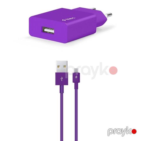 Adapter Ttec SmartCharger Travel 2SCS20MMR Purple
