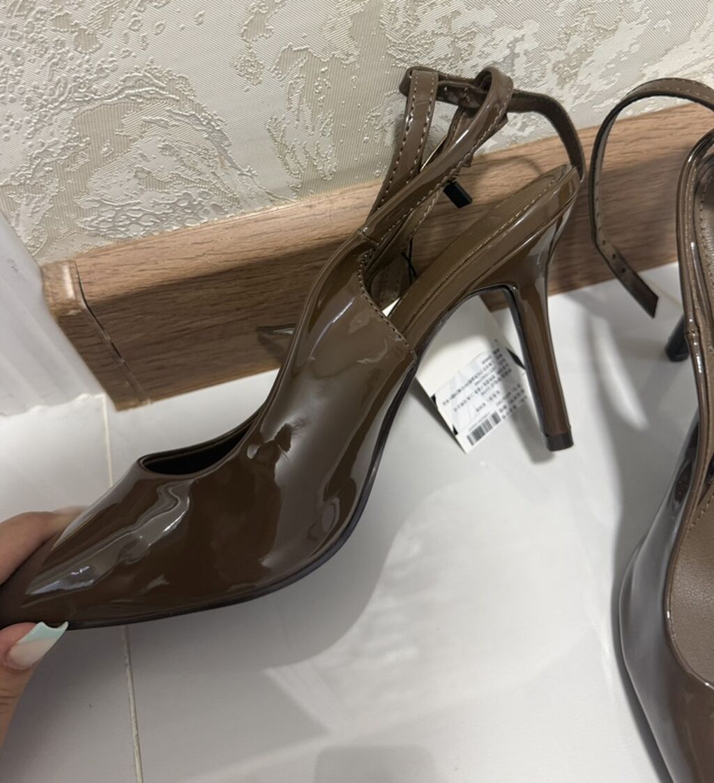 Tuflilər, Zara, Ölçü: 38, rəng - Qəhvəyi, Yeni — Şəxsi əşyalar, Bakı (9)