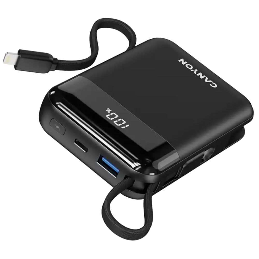 Power Bank Canyon OnPower 104 10000 mAh CNS-CPB104B Black — Powerbank-lər, Bakı (3)