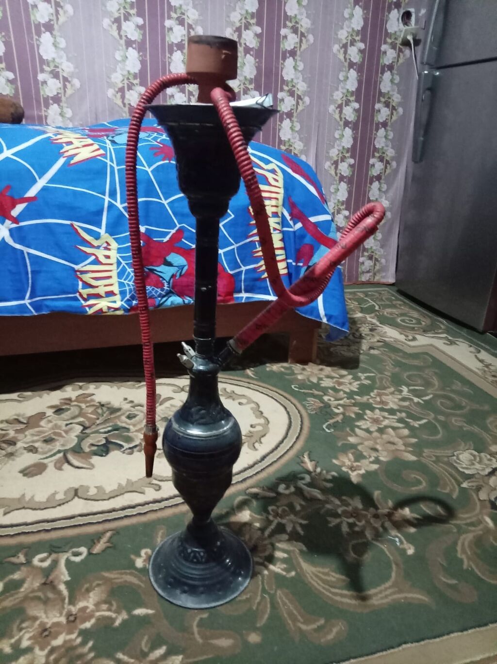 Klassik nargilə dəsti - Material: metal gövdə və şüşə qablı baza — Gözəllik və sağlamlıq, Pirəkəşkül
