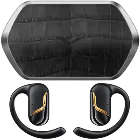 Qulaqlıq Vertu OWS 18K Gold Crocodile OWS-GD-E-BK11-C-HW Black — Bakı