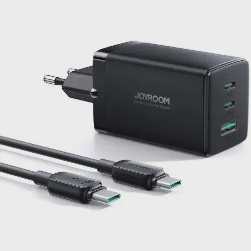 Adapter Joyroom TCG01 PD 65W 2PD+Type-C — Smartfon üçün kabelləri və keçidçilər, Bakı