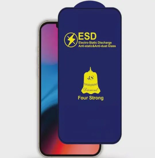 IPhone 14 Pro 5D Sticker Black Glass — Qoruyucu plivelər, Bakı