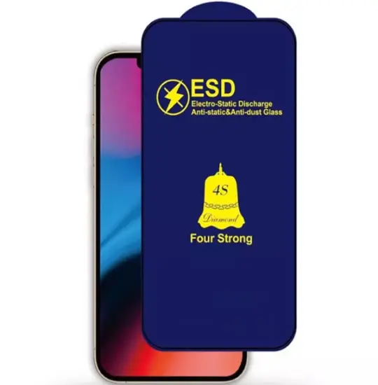 IPhone 14 Pro 5D Sticker Black Glass — Bakı