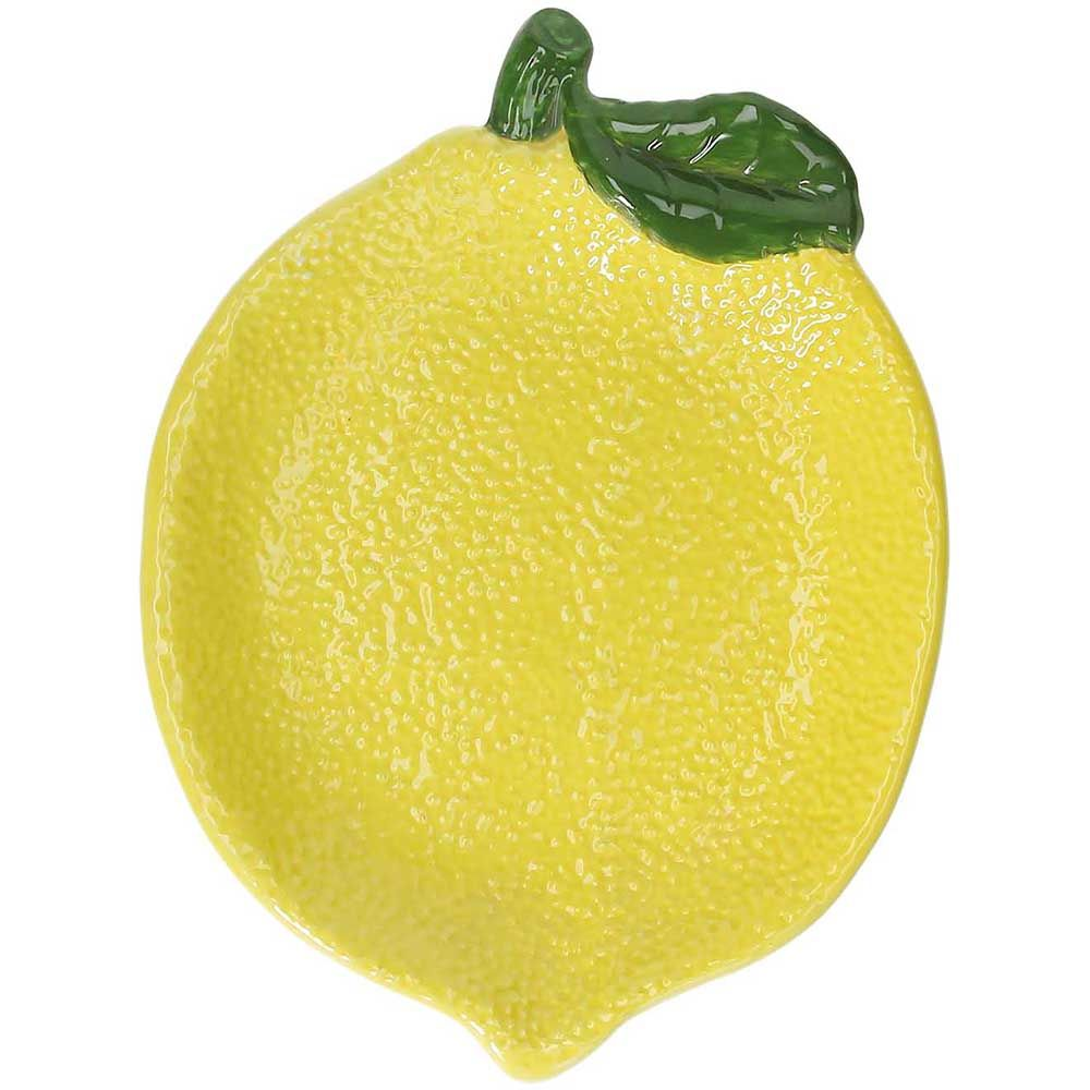 Boşqab Tognana Relief Lemon Garden, 21x16 sm (RE1PI685957) — Bakı