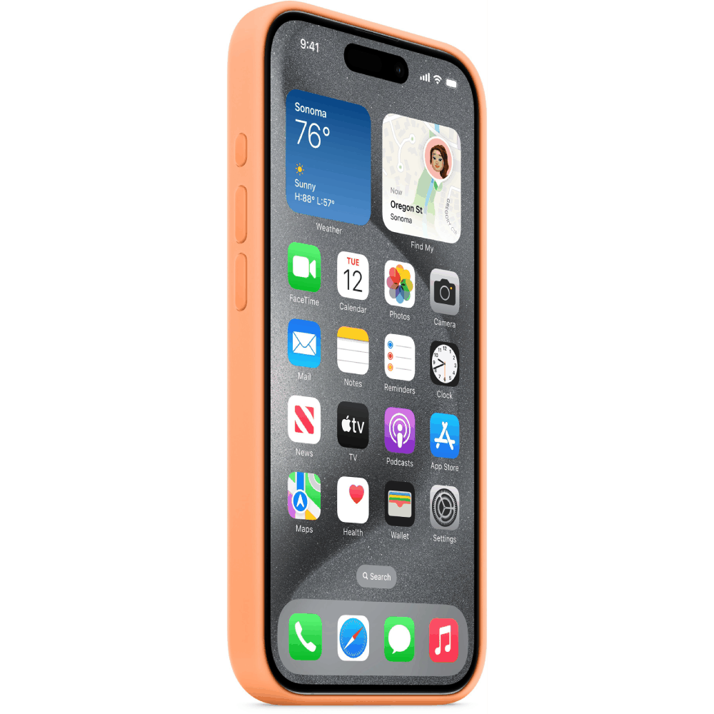 Qoruyucu örtük iPhone 15 Pro W/MagSafe Orange Sorbet MT1H3ZM/A — Çexollər, Bakı (3)