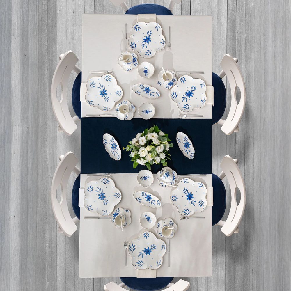 Səhər yeməyi dəsti Emsan Intense Blue 32 parça — Ev texnikası, Bakı (2)