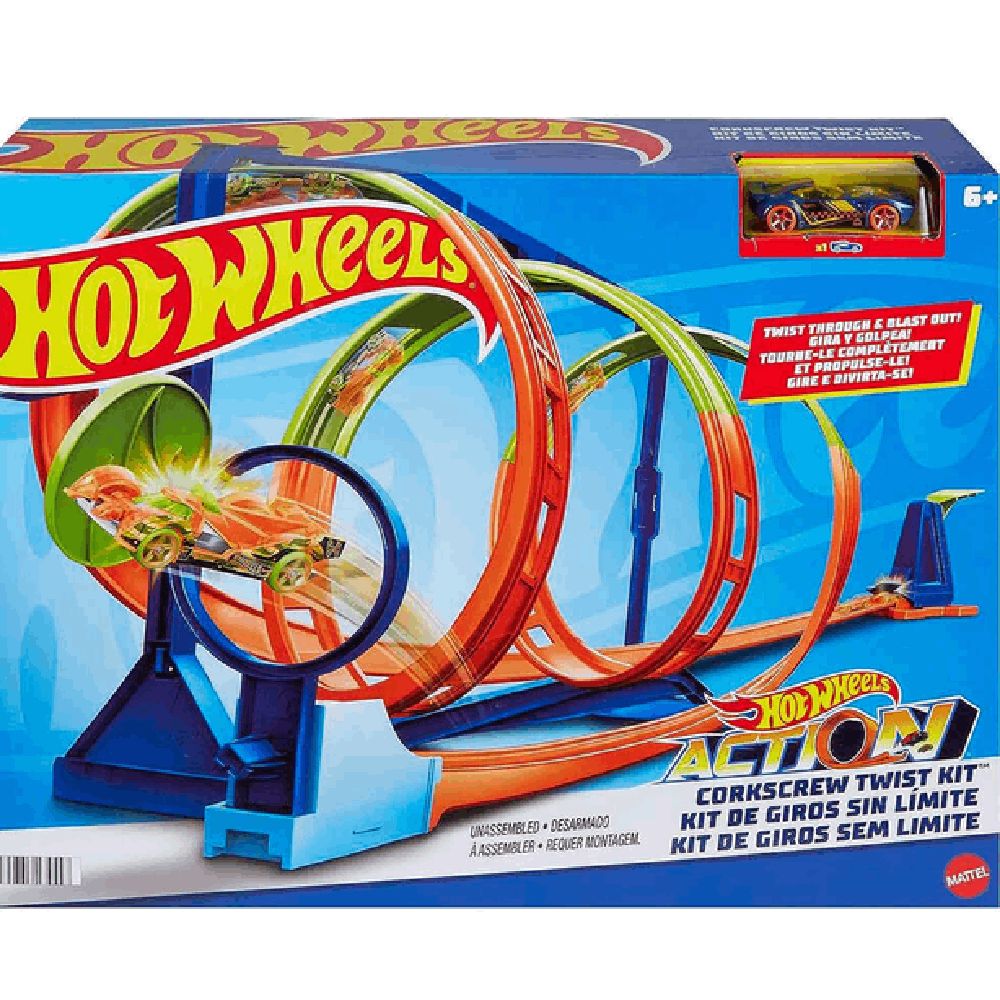 Oyun dəsti Hot Wheels HW Action Corkscrew Twist HMX41 194735134557 — Mallar, Bakı (2)