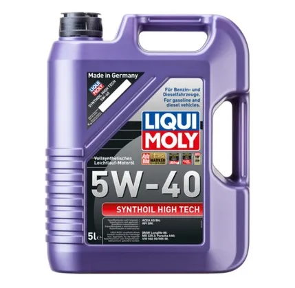 Avtomobil mühərrik yağı Liqui Moly Synthoil High Tech 5W-40 5L (1307/1925)