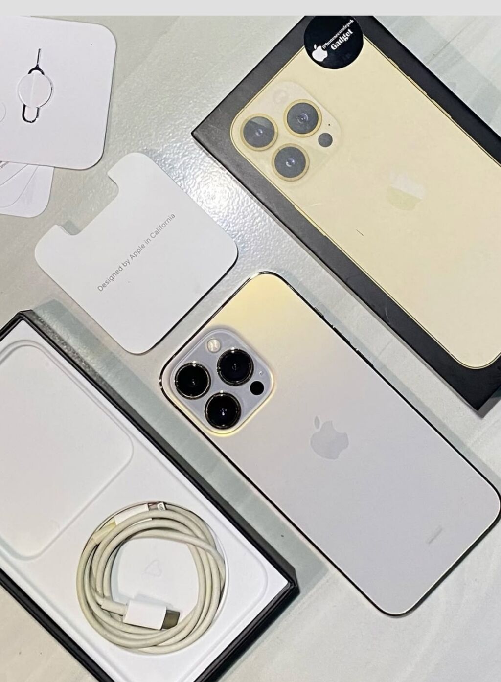 IPhone 13 Pro, 128 GB, Qızılı, Zəmanət, Kredit, Simsiz şarj — Apple iPhone, Bakı (2)