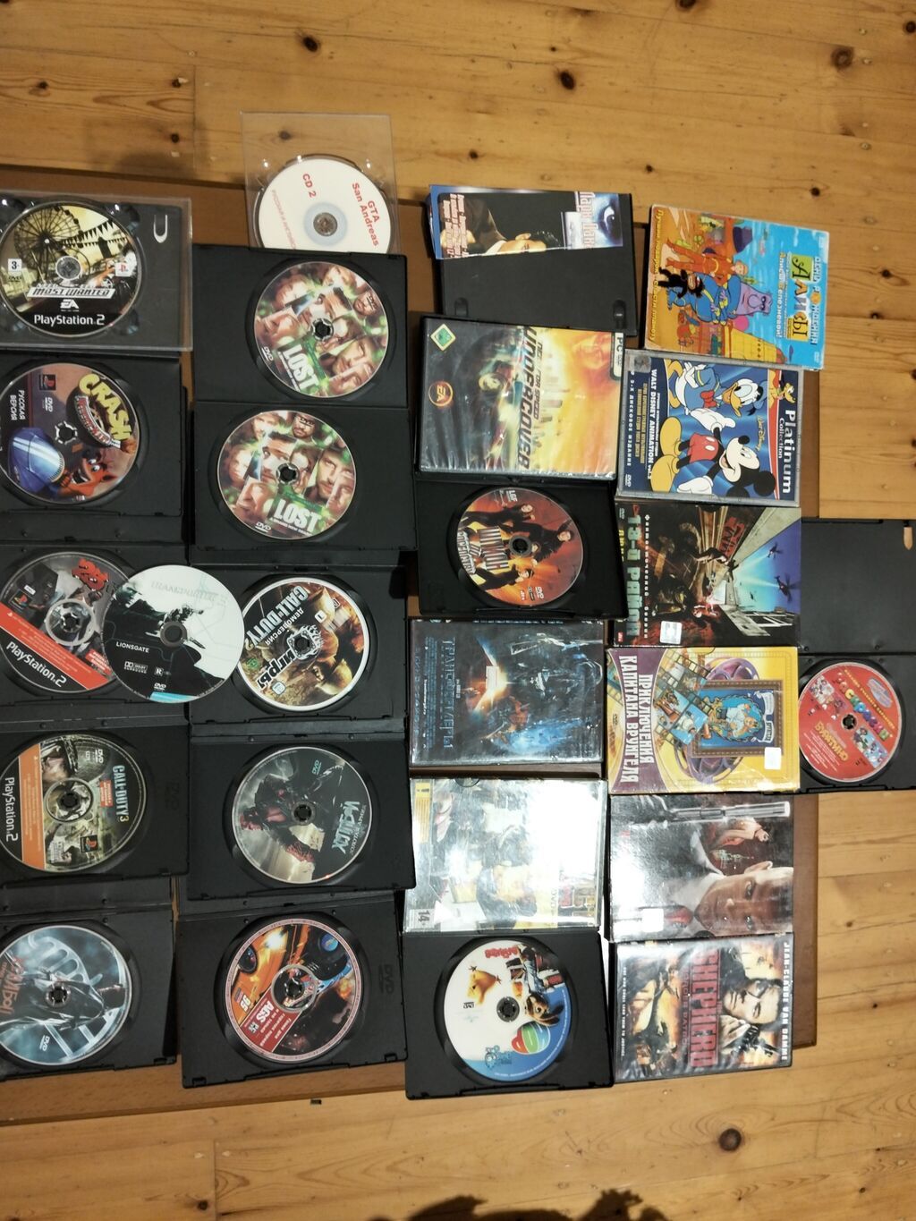 Böyük Cd/dvd kolleksiyası – musiqi, proqram, film və oyun diskləri — Mallar, Bakı (2)
