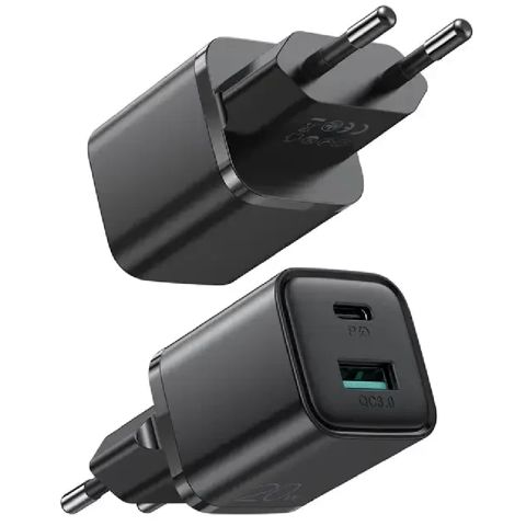 Adapter Joyroom 20W Dual Port L-QP207 Black — Bakı