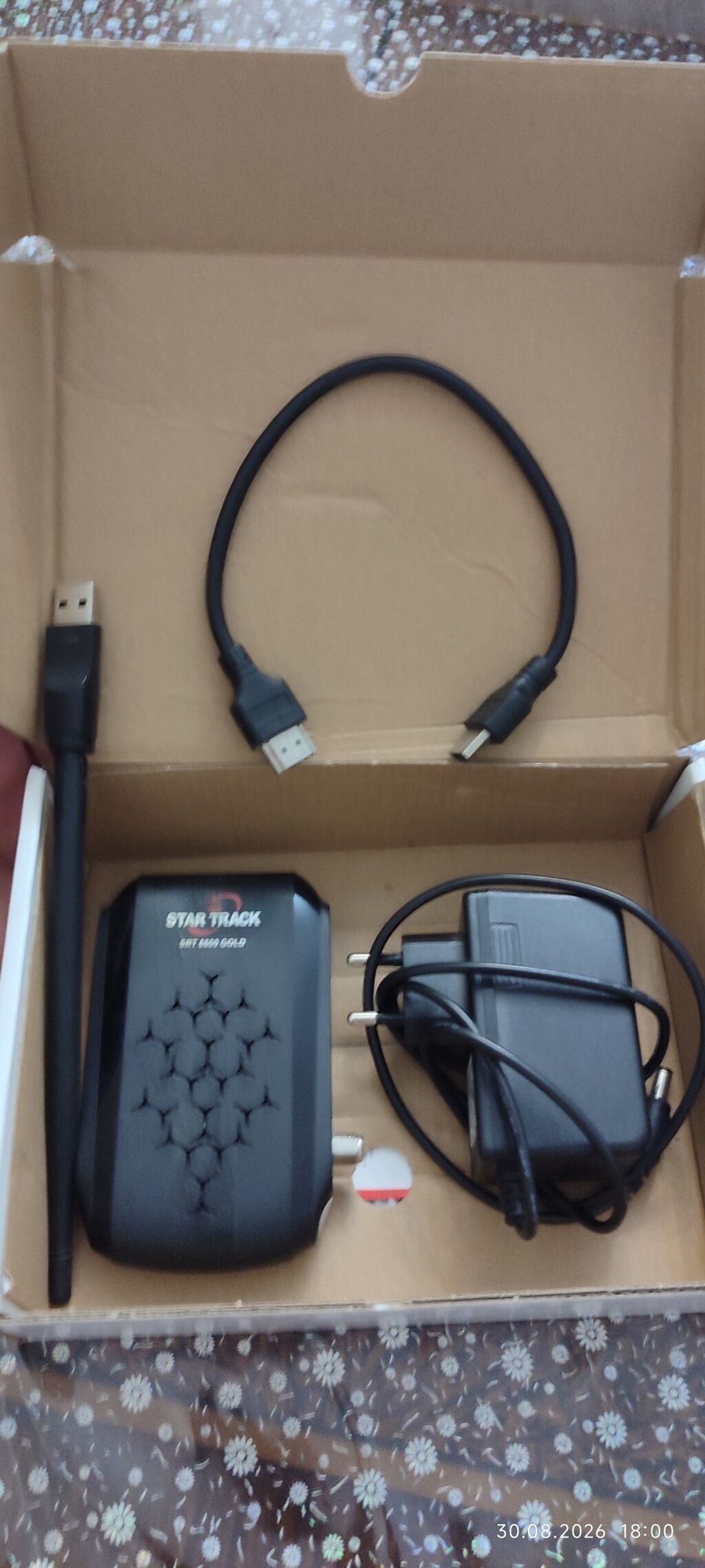 Star Track SRT 6669 Gold — HDMI çıxışlı mini peyk TV qəbuledicisi — TV və Video, Bakı (2)