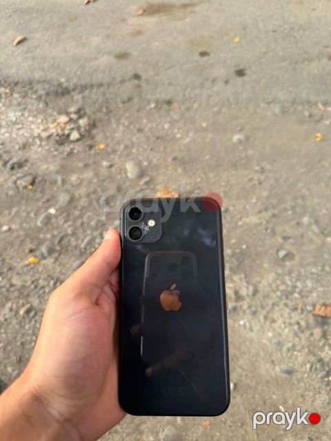 IPhone 11, 128 GB, Qara, Simsiz şarj, Face ID