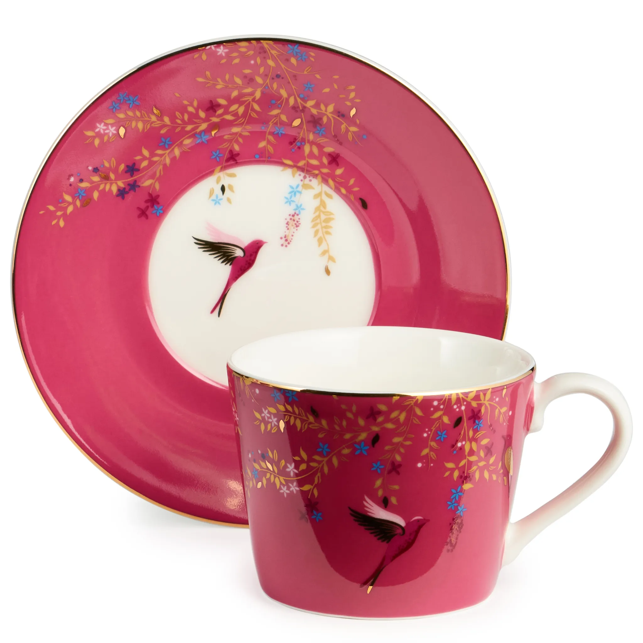 Çay dəsti Lefard Golden Birds, farfor, 1 nəfərlik 2 parça, 220 ml (419-126) — Dining tableware