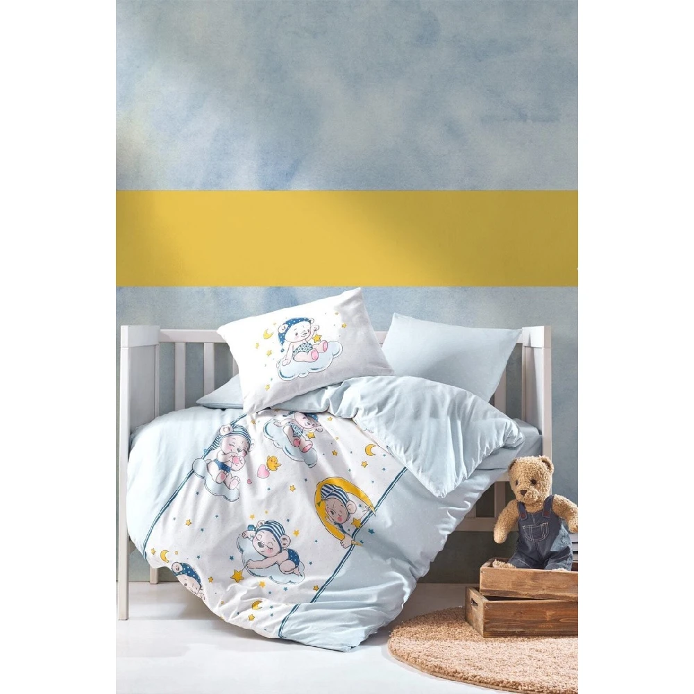 Uşaq yataq dəsti Cotton Box Baby Line Bear — Mallar