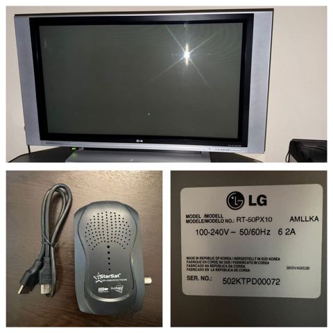 LG plazma televizor + StarSat rəqəmsal qəbuledici Məhsul təsviri — Bakı