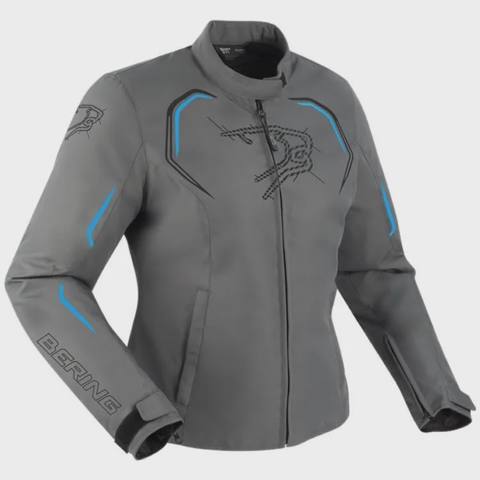 Gödəkçə berıng jacket lady dundy BTB1712 grey/bleu (T2) (40) — Moto ekipirovka