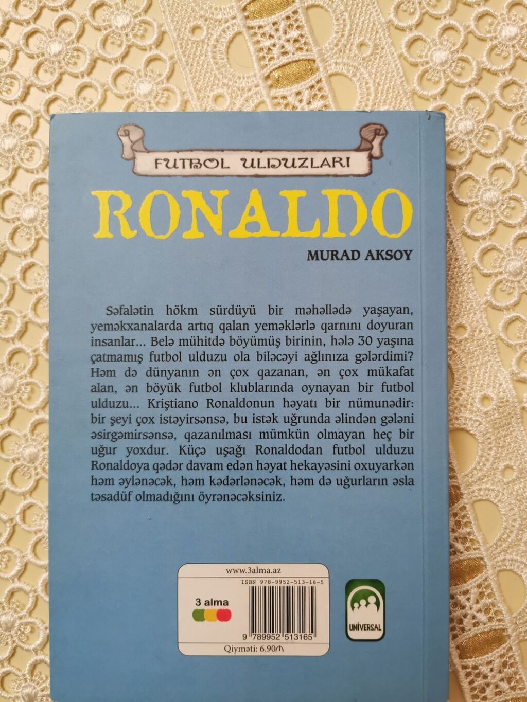 Məhsul: Kitab – “Ronaldo” (Futbol Ulduzları seriyası) Ronaldo — Kitablar və jurnallar, Masazır (2)