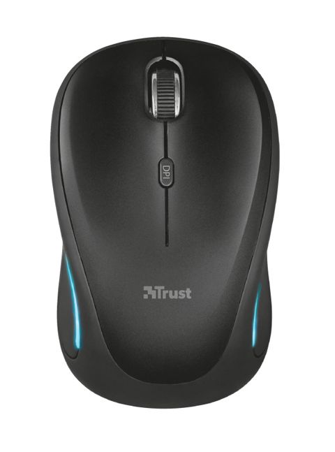 Simsiz kompüter siçanı Trust Yvi FX Wireless Mouse - black (22333) — Bakı